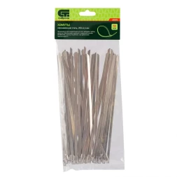 Хомуты 200 х 4,6 мм нержавеющая сталь 50 шт Сибртех 45594