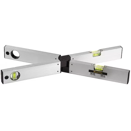 Уровень KRAFTOOL &quot;PRO&quot; &quot;MASS Level&quot;, раскладной, 3 ампулы, 500мм 1-34730-050 купить в Муравленко