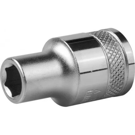 Торцовая головка KRAFTOOL &quot;INDUSTRIE QUALITAT&quot;, Cr-V, FLANK, хромосатинированная, 1/2&quot;, 8 мм 27805-08_z01 купить в Муравленко