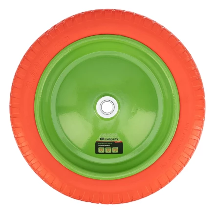 Колесо полиуретановое Сибртех 3.00-8, длина оси 90 мм, подшипник 20 мм, 689765 купить в Муравленко