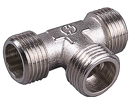 Тройник GENERAL FITTINGS никелированная латунь, ш/ш/ш, 3/4&quot; 51051-3/4 купить в Муравленко
