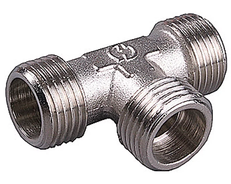 Тройник GENERAL FITTINGS никелированная латунь, ш/ш/ш, 3/4" 51051-3/4 купить в Муравленко