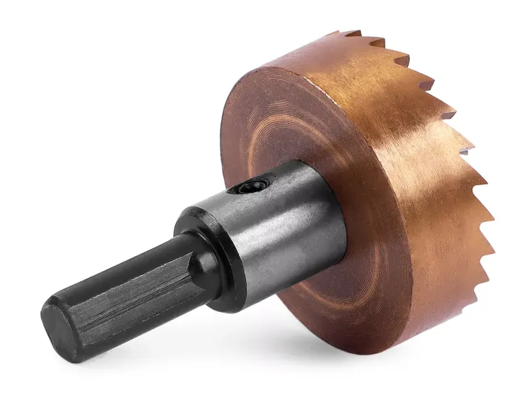 HSS-TiN коронка MESSER 40мм с центр. сверлом и толкающей пружиной для  лист. материала  до 2 мм ц/х купить в Муравленко