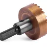 HSS-TiN коронка MESSER 40мм с центр. сверлом и толкающей пружиной для  лист. материала  до 2 мм ц/х купить в Муравленко