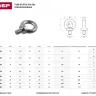 Рым-болт ЗУБР "ПРОФЕССИОНАЛ" DIN 580, оцинкованный, М12, 10 шт 4-304315-12 купить в Муравленко