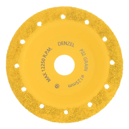 Чашка твёрдосплавная зачистная,125 мм, Наклонная, мелкое зерно #32// Denzel 72979 купить в Муравленко