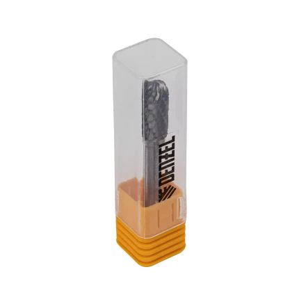 Борфреза по металлу твердосплавная, цилиндрическая закругленная, тип-С, 10 мм// Denzel 72017 купить в Муравленко