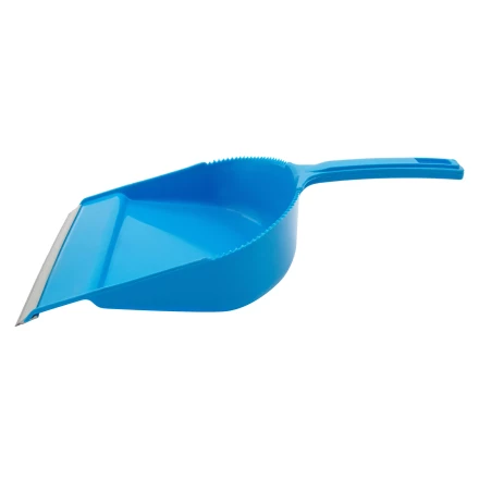 Набор: совок с кромкой 330 x 225 мм и щетка-сметка 285 мм, голубой, Home Palisad 933105 купить в Муравленко