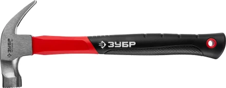 Молоток-гвоздодер ЗУБР &quot;МАСТЕР&quot;, боек c магнитом и фиберглассовой рукояткой, 450 г 20356-450 купить в Муравленко