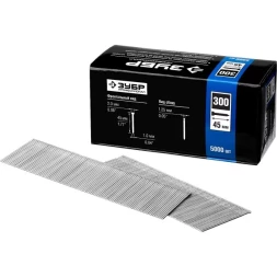 Гвозди тип 300, 45 мм, особотвердые, ЗУБР "ПРОФЕССИОНАЛ" 31830-45, 5000 шт 31830-45