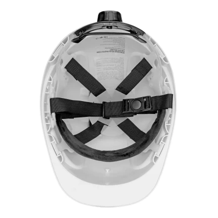 Каска защитная ударопрочная Denzel 89204, ABS/PC, плавная регулировка, модель «Форвард» (К-05),белая купить в Муравленко