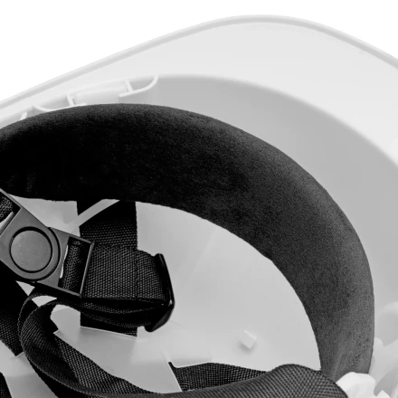 Каска защитная ударопрочная Denzel 89204, ABS/PC, плавная регулировка, модель «Форвард» (К-05),белая купить в Муравленко