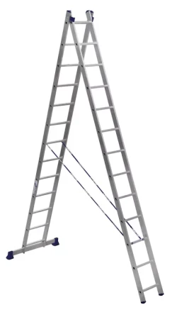 Лестница 2-х секционная алюминиевая 2*13 1013301 купить в Муравленко