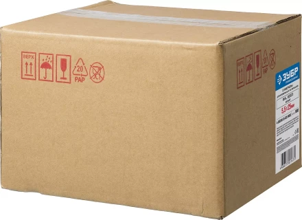 Саморезы СКМ кровельные, RAL 9003 белый, 25 x 5.5 мм, 1 800 шт, для металлических конструкций, ЗУБР 4-300310-55-025-9003 купить в Муравленко