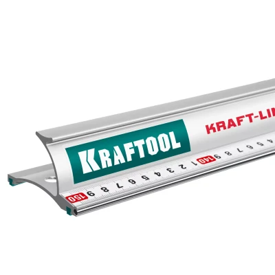 Усиленная линейка c направляющей KRAFTOOL 34275-150