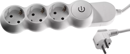 Удлинители электрические М700 3 гнезда с кнопкой серия МАСТЕР купить в Муравленко