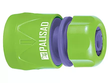 Соединитель пластмассовый быстросъемный для шланга 1/2&quot;  PALISAD 66135 купить в Муравленко