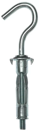 Анкер ЗУБР для пустотелых конструкций оцинкованный, с полукольцом, М4х32х13мм, ТФ2, 120шт 4-302512-04-032 купить в Муравленко