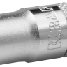 Торцовая головка KRAFTOOL "INDUSTRIE QUALITAT", Cr-V, FLANK, хромосатинированная, 1/4", 6 мм 27815-06_z01 купить в Муравленко