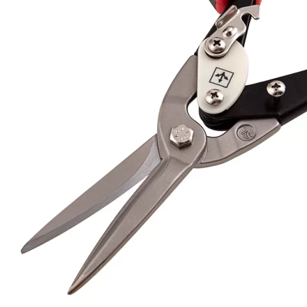 Ножницы по металлу Matrix 78328, удлиненные, 290 мм, прямой рез, CrMo, двухкомпонентные обрезиненные рукоятки, PRO купить в Муравленко