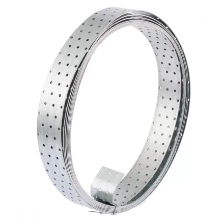 Лента перфорированная монтажная 2 мм LM 6см х 10м отверстие 4,5–5 мм цинк Россия Сибртех 46584 купить в Муравленко