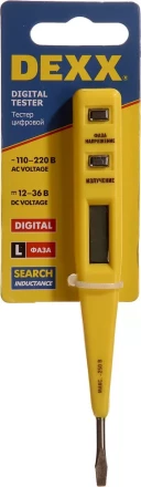 Тестер напряжения DEXX, 12-220В, 130мм 45270 купить в Муравленко