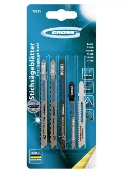 Набор полотен для электролобзика универсальный 5шт GROSS 78252 купить в Муравленко