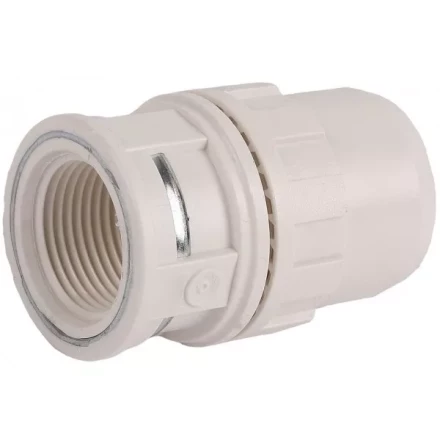 Муфта ЗУБР &quot;ШиреФит&quot; соединительная, &quot;штуцер с гайкой - внутренняя резьба&quot;, 26мм-3/4&quot; 51462-26-3/4 купить в Муравленко