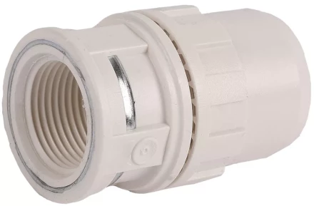 Муфта ЗУБР &quot;ШиреФит&quot; соединительная, &quot;штуцер с гайкой - внутренняя резьба&quot;, 26мм-3/4&quot; 51462-26-3/4 купить в Муравленко