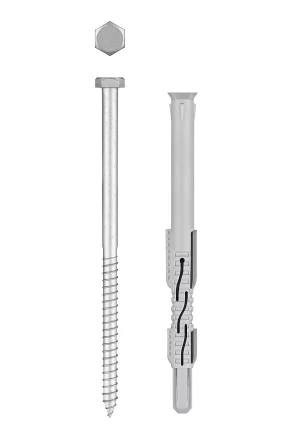ЗУБР ФД-П 10 x 160 мм, фасадный дюбель, нейлон/цинк, 50 шт (301475-160) купить в Муравленко