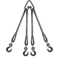 Строп текстильный четырехветвевой 4СТ 12.5 т L=7 м  SF7 150 мм Звено РТ-3