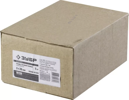 Гвозди с большой потайной головкой чертеж № 7811-7102 коробка 5 кг серия МАСТЕР купить в Муравленко