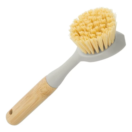 Щетка для посуды круглая d 60х230 мм, бамбуковая рукоятка, Home// Palisad 93571 купить в Муравленко