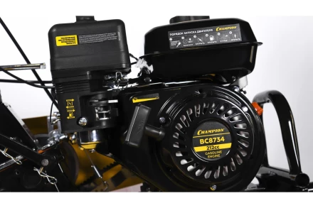 Мотоблок Champion BC8734 (7лс 3F/1R 81см 35см 3,6л 75кг, колеса 4/10&quot; шкив) купить в Муравленко