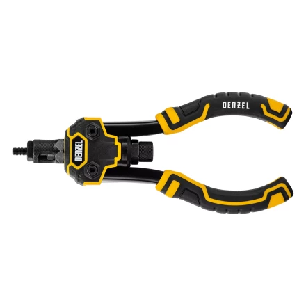 Заклепочник для резьбовых заклепок Denzel 40501, двуручный, заклепки М3, М4, М5, М6, М8, М10, M12 купить в Муравленко