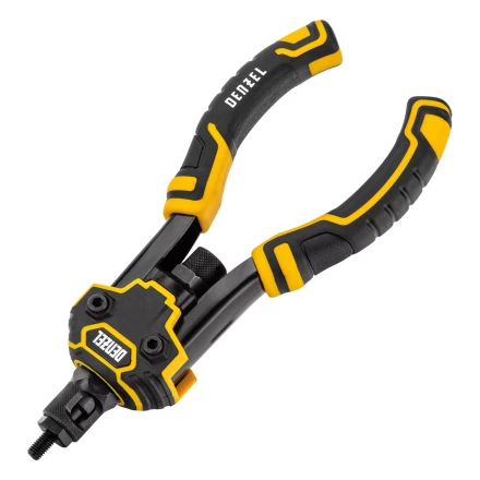 Заклепочник для резьбовых заклепок Denzel 40501, двуручный, заклепки М3, М4, М5, М6, М8, М10, M12 купить в Муравленко