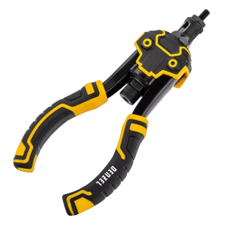 Заклепочник для резьбовых заклепок Denzel 40501, двуручный, заклепки М3, М4, М5, М6, М8, М10, M12 купить в Муравленко