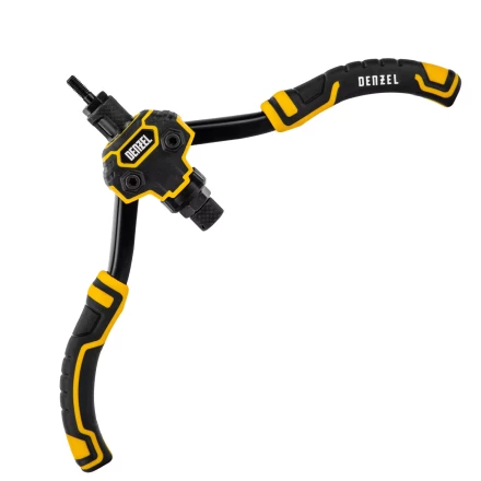 Заклепочник для резьбовых заклепок Denzel 40501, двуручный, заклепки М3, М4, М5, М6, М8, М10, M12 купить в Муравленко