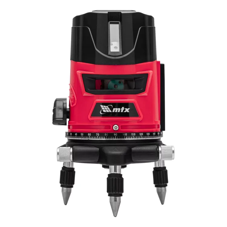 Лазерный уровень MTX CRX-30G, 30 м, зеленый луч, батарейки, резьба 5/8" 35032 купить в Муравленко
