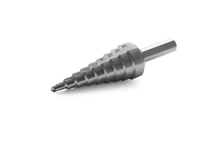 Ступенчатое сверло MESSER с прямой канавкой. Диаметр 4-20мм. Ступеней 9. купить в Муравленко