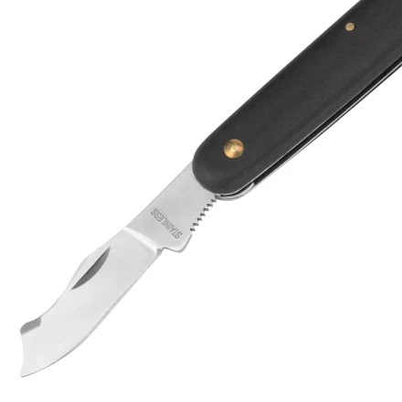 Нож садовый Palisad, 165 мм, складной, окулировочный, пластиковая рукоятка, 790547 купить в Муравленко