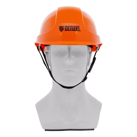 Каска защитная ударопрочная Denzel 89206, ABS/PC, плавная регулировка, модель «Форвард» (К-05),оранж. купить в Муравленко