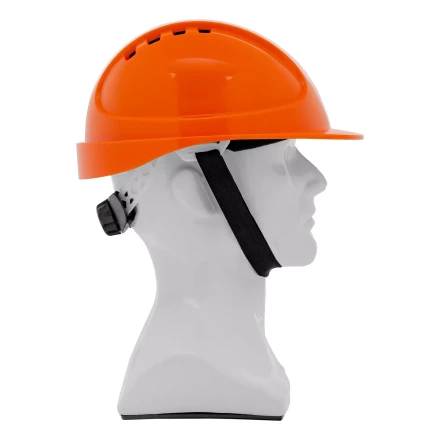 Каска защитная ударопрочная Denzel 89206, ABS/PC, плавная регулировка, модель «Форвард» (К-05),оранж. купить в Муравленко