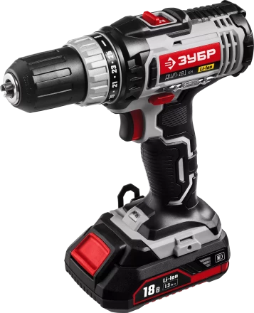 Дрель-шуруповерт 2 АКБ ДШЛ-181 КН серия СТАНДАРТ купить в Муравленко