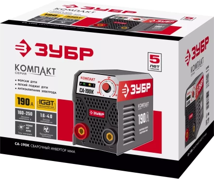 Сварочный инвертор ММА СА-190К серия МАСТЕР купить в Муравленко
