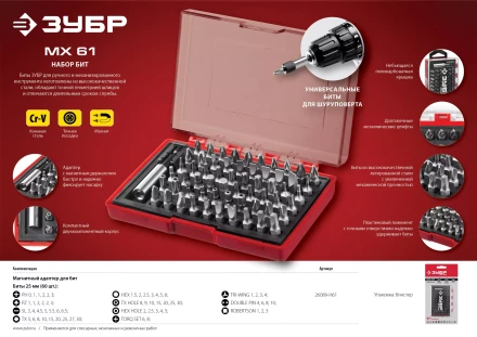 Набор бит серия МАСТЕР купить в Муравленко