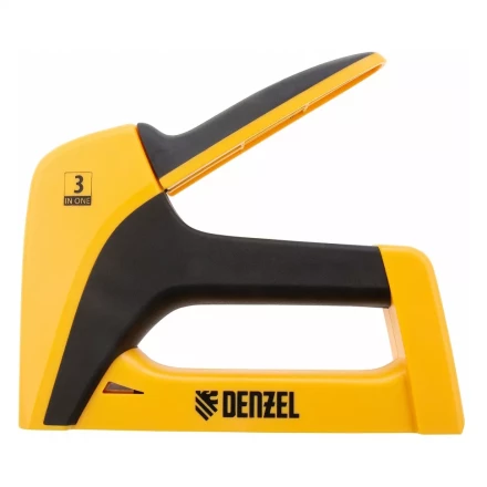 Степлер мебельный, пластиковый корпус, тип скобы: 13, 53, 300, 6-14 мм, Denzel 40210 купить в Муравленко