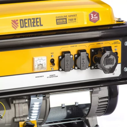 Генератор бензиновый DENZEL GE 8900 94639 купить в Муравленко