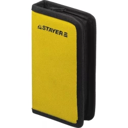 Набор STAYER Ключи "MASTER" имбусовые короткие, Cr-V, сатинированное покрытие, чехол, HEX 2-14мм, 10 пред 2740-H10_z01