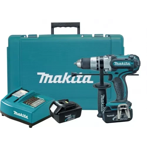 Дрель-шуруповерт аккумуляторная Makita DHP454RFE купить в Муравленко